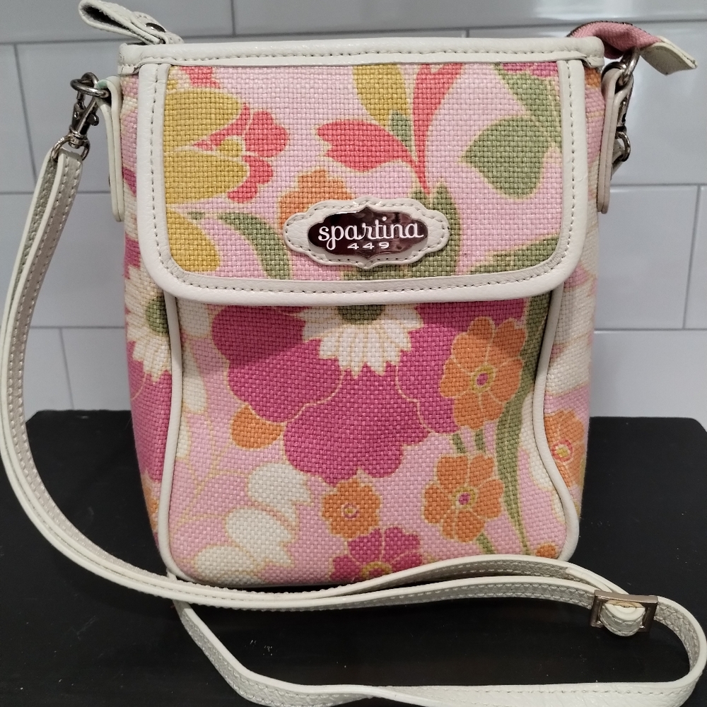Spartina 449 🌼 Spring Floral Linen Crossbody